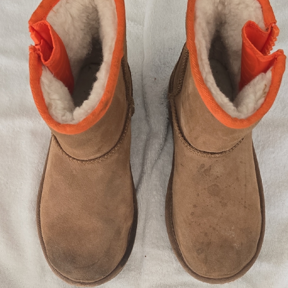 UGG Kids Brown and Orange Boots
